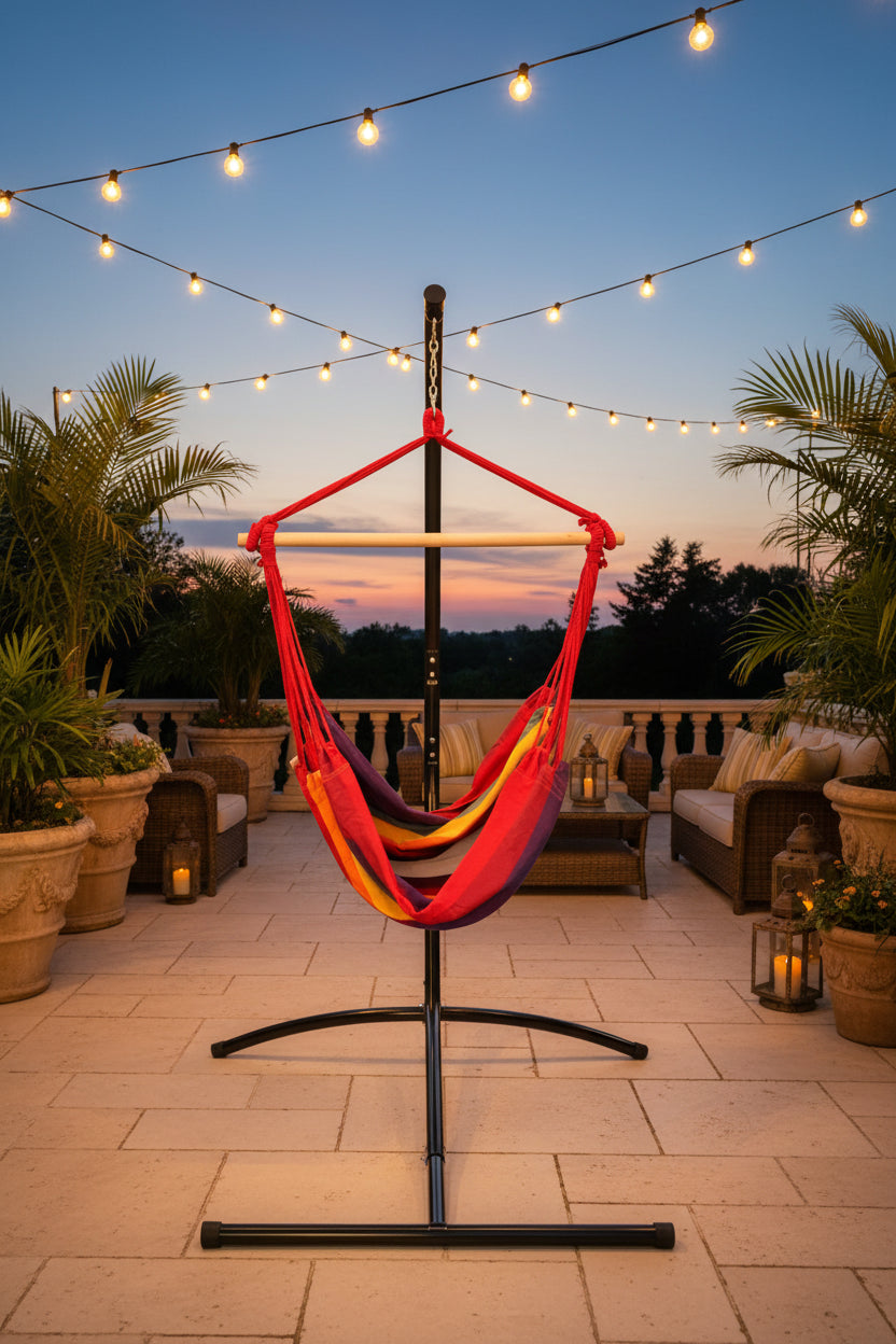 Brazilian Hammock Chair with Universal Chair Stand