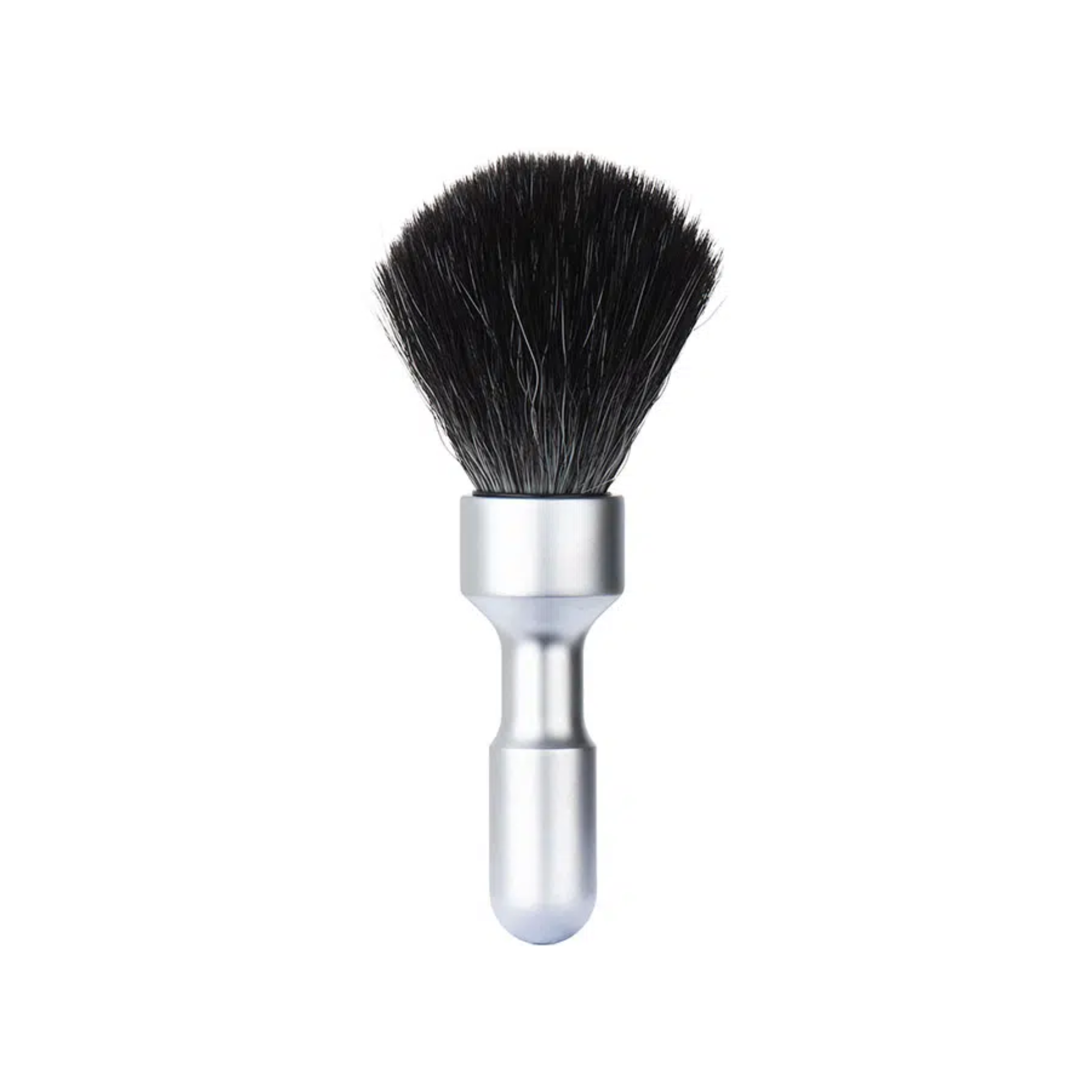 MERKUR Shaving Brush 1700 with Vegan Synthetic Hair in Matt Chrome